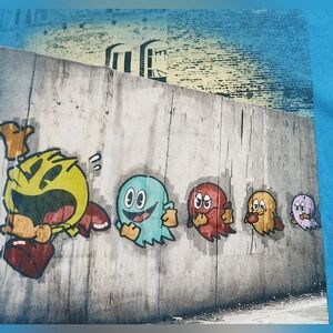 PAC-MAN Youth Graphic T-Shirt Size XL 14/16 Aqua Blue